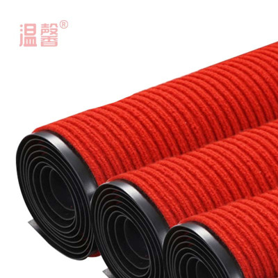 温馨 条纹防滑垫 大红色1米宽 米