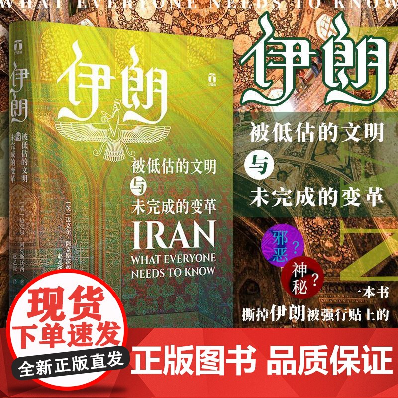 好望角丛书·伊朗:被低估的文明与未完成的变革 56问串起伊朗数千年波澜壮阔的历史 伊朗中东波斯历史 波斯文明 浙江人民出
