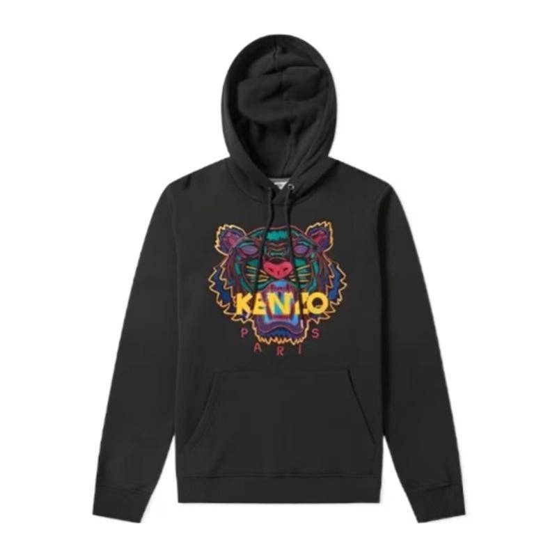 高田贤三(Kenzo)长袖棉质卫衣男运动潮流百搭休闲带帽套头衫外套