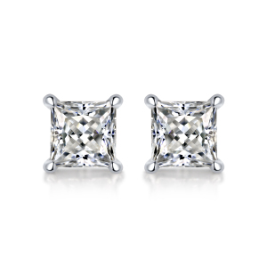 玖钻珠宝女士奢华贵族爪镶耳钉送恋人精选材质璀璨夺目