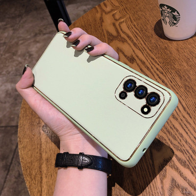 适用于oppo reno5手机壳5g版ins冷淡风reno5pro真皮保护套por高档op5