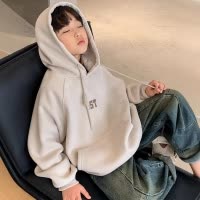 儿童装男童春装卫衣2026新款春秋款中大童连帽上衣春季男孩帅气