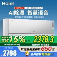 海尔(Haier)空调洗空气pro科技版 除菌除湿 新一级能效卧室挂机空调 KFR-35GW/E3-1Pro