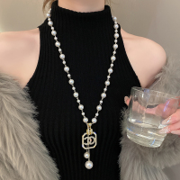 长款珍珠项链女轻奢小众毛衣链高级感锁骨链2024新款颈链配饰送女朋友老婆情人节七夕生日礼物