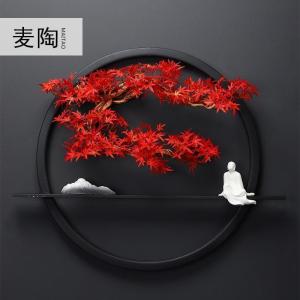 美帮汇新中式迎客松现代简约家用北欧装饰客厅沙发背景墙装饰画壁画挂画