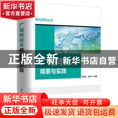 正版 广域网技术精要与实践 蒋建峰,杜梓平编著 电子工业出版社