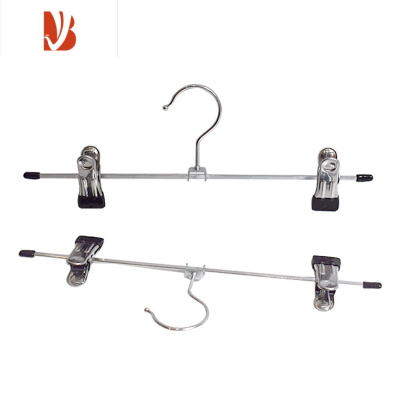 三维工匠浸胶裤夹防滑浸塑不锈钢裤架夹裤子群夹挂裤子省空间金属衣架