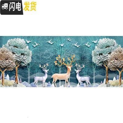 三维工匠钻石画满钻2019新款十字绣5d点贴钻石绣简约欧式 [满钻全贴]200*90厘米[送婚纱图+九钻笔+30钻量]