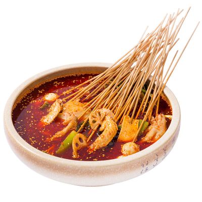 乐山钵钵鸡调料四川特产红油麻辣火锅底料冷锅串串香底料商用配方麻辣味320g*2送竹签加10包蘸料麻辣味320g*2送竹签加10包蘸料均码