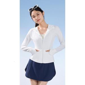 lulu同款防晒衣女夏季修身冰丝凉感透气外套简约舒适哆迷啦防晒服