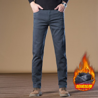 常规加绒可选男士休闲裤时髦百搭轻商务修身显瘦直筒裤男