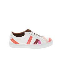 纪梵希(GIVENCHY)女款休闲运动鞋圆头条纹印花跑步鞋青春百搭配件