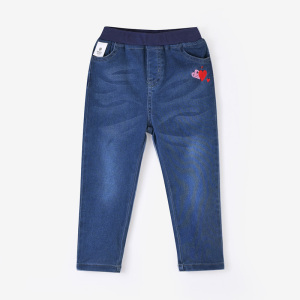 [福利]铅笔俱乐部童装女童弹力牛仔裤秋装儿童休闲裤女孩裤子