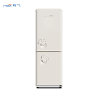 新飞160升冰箱双开门小型冰箱家用租房用小型双门冰箱节能省电冰箱BCD-160K2CT-X