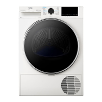 倍科(BEKO)热泵式干衣机 10公斤 蒸汽减皱即穿 除螨除菌 祛除宠物毛发 EDTH10620IFW