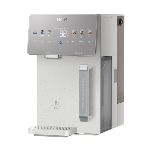 海尔台式净饮机.净界HTS75-2LXXH11U1鲜活冰块净水器家用鲜活水制冰机 台式免安装 净水冷热直饮一体机