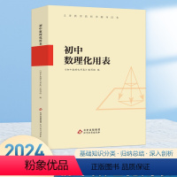 [正版]初中数理化用表 物理化学数学概念公式定律术语图表实验反应手册 初中基础知识大全速查 中考总复习辅导书例题