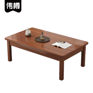 伟樽木质茶几单层100*60*45cm张