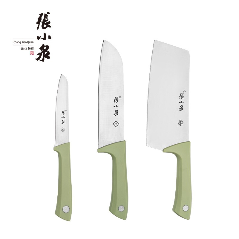 张小泉 摩捷•淡雅绿刀具四件套 D31550100