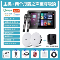 先科(SAST)智能AI家庭吸顶音响家用客厅无线蓝牙智能K歌主机+2个8英寸HiFi至尊同轴吸顶音响+10吋专业低音炮