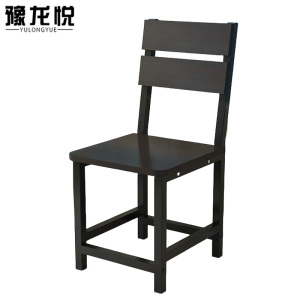豫龙悦钢木餐椅
