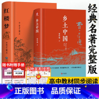 全套4本:乡土中国+红楼梦+整本书阅读测评 [正版]乡土中国和红楼梦费孝通原著完整版高中必读高中生课外书整本书阅读与检测