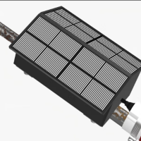 川耘腾 CYT-JSD631 斜拉线护管式警示灯(计价单位:个) 黑色