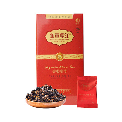 祖祥无量尊红云南有机茶滇红茶礼盒装散装袋装功夫茶叶60g