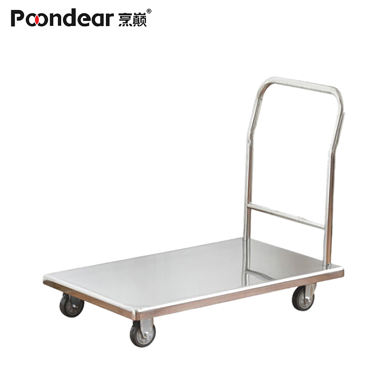 烹巅Poondear 不锈钢平板推车 201 0.8mm厚