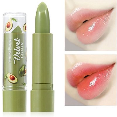 牛油果温变口红持久滋润保湿不沾杯不掉色防水护色学生润唇膏