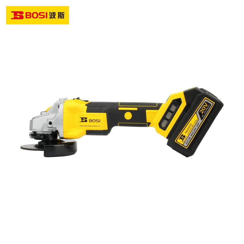波斯(BOSI)无刷锂电角向磨光机(100mm 20V/4.0Ah)台