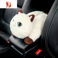 三维工匠表情喵创意车载抽纸袋汽车用品挂式车上车内扶手箱卡通可爱纸巾盒 表情喵抽纸盒(OK)