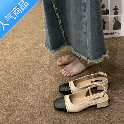 SUNTEK 晚晚风气质温柔高跟鞋法式复古单鞋玛丽珍凉鞋低跟女鞋