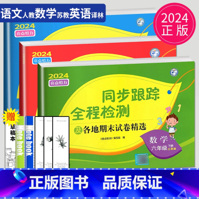 [正版]2024亮点给力同步跟踪全程检测六年级下册语文数学英语六下全套人教版苏教版译林版江苏小学6年级下学期同步训练各地