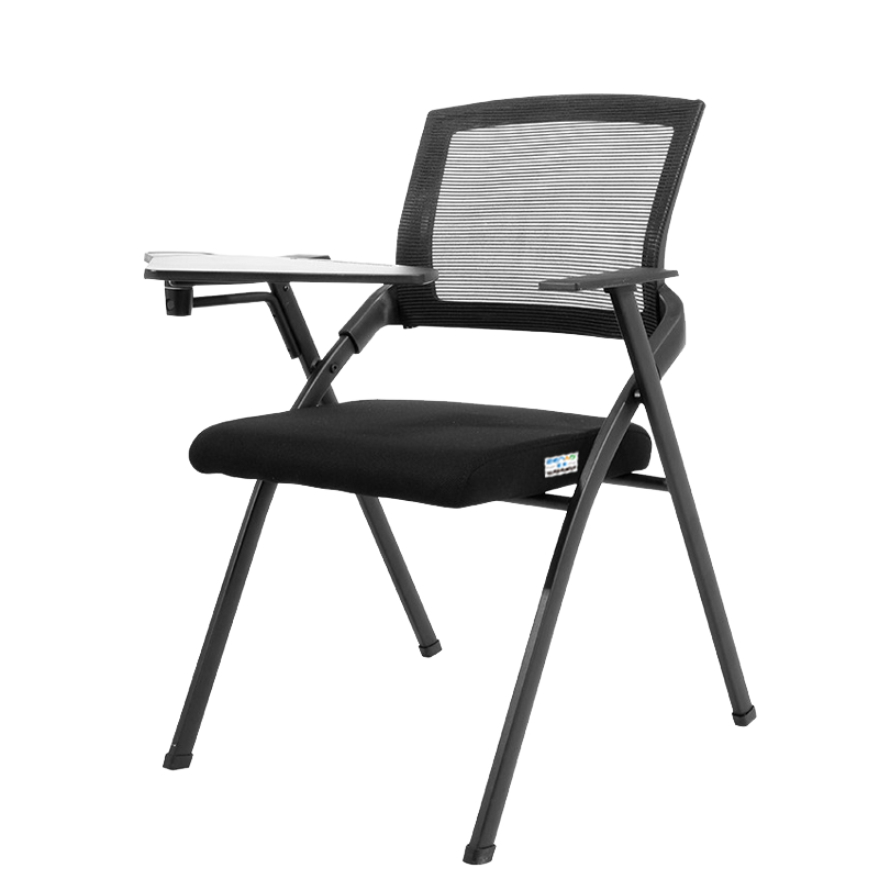 振奥 办公室职员开会议带桌板培训椅写字板可折叠学生桌椅一体/张(固定脚+写字板)