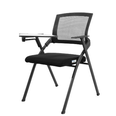 振奥 办公室职员开会议带桌板培训椅写字板可折叠学生桌椅一体/张(固定脚+写字板)