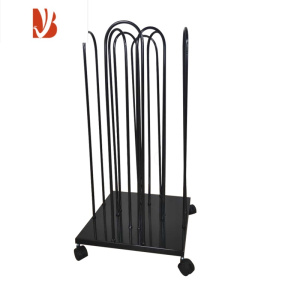 三维工匠服装店专用放衣架收纳器的可移动整理裤夹架简约男女装店储存车