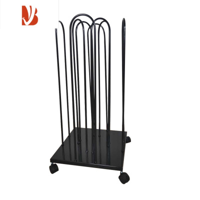 三维工匠服装店专用放衣架收纳器的可移动整理裤夹架简约男女装店储存车