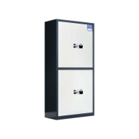 阿拉贡保密柜财务档案柜文件柜办公室资料储物柜保险柜通双节灰框白门-国保指纹锁