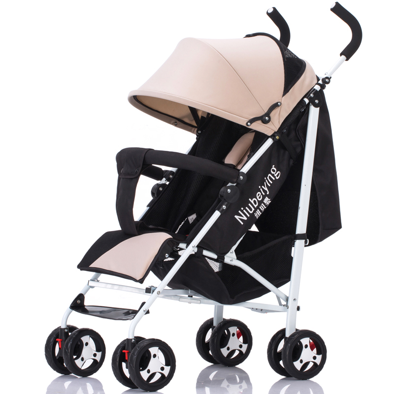 迪马婴儿推车可坐可躺超轻便携折叠避震四轮手推婴儿车伞车bb宝宝儿童