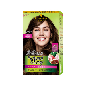 施华蔻(Schwarzkopf)怡然染发霜 5.05炫舞金棕(健康遮白发 植萃护发发色持久)