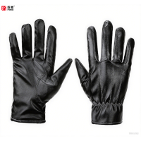 匹牧 PM-PST-016 真皮手套加绒保暖防风防滑 三线款黑色男款 均码 单位:双