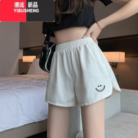 YIBUSHENG2024季新款运动短裤女休闲裤显瘦高腰宽松防走光跑步健身裤子女