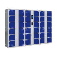 臻远 ZY-CBGC-23 电子存包柜 36门人脸识别款 长2550*宽460*高1800 单位:1个