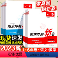 [期末冲刺]语文+数学·人教版-2本套 一年级下 [正版]2023一本期末冲刺新卷小学一年级二年级三四五六年级上册语文数