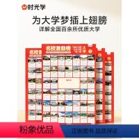 全国通用 目标墙贴(全4张)+成为学霸(上下全2册) [正版]时光学名校激励榜墙贴985/211 全套3张名校目标墙贴高
