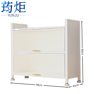 荺炬书架3层2门个