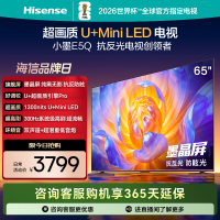 海信电视E5Q 65英寸 超画质U+Mini LED 墨晶屏 300HZ高刷 U+超画质引擎PrO AI智能 国家补贴