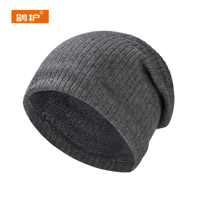 鸽护 针织帽 GH179QDK-深灰色 顶