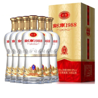 剑南春总厂出品 剑南1988御藏 52度500ml*6瓶 原箱 浓香型白酒 2970